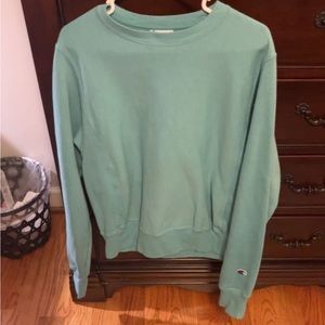 teal champion crewneck!